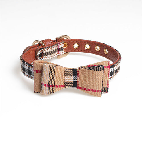 Plaid Bandana/Bow Collar