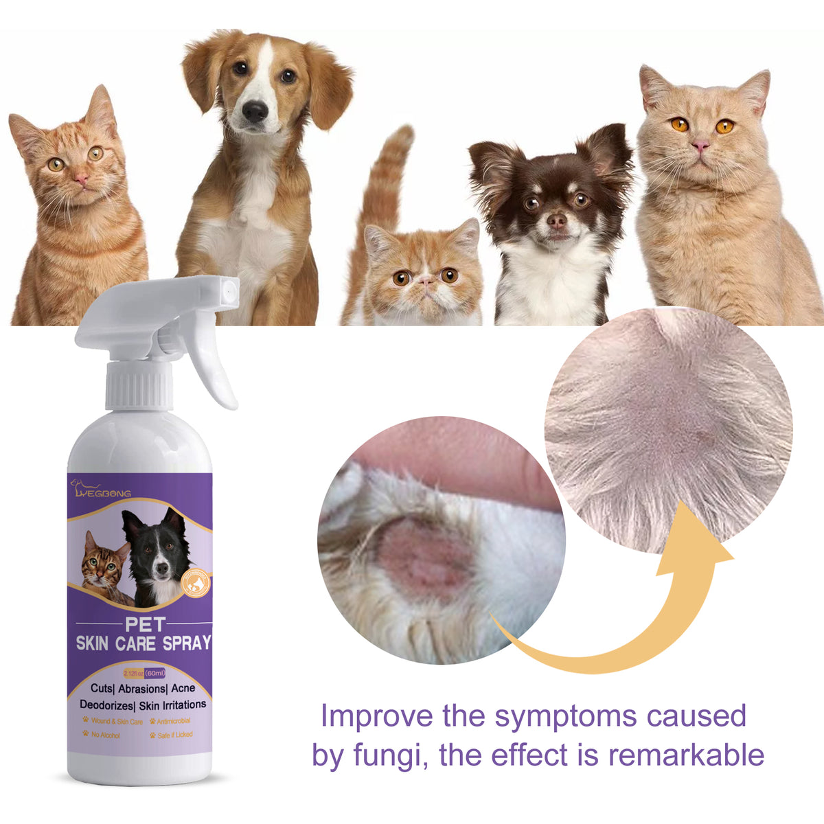 Hydrocortisone wound spray