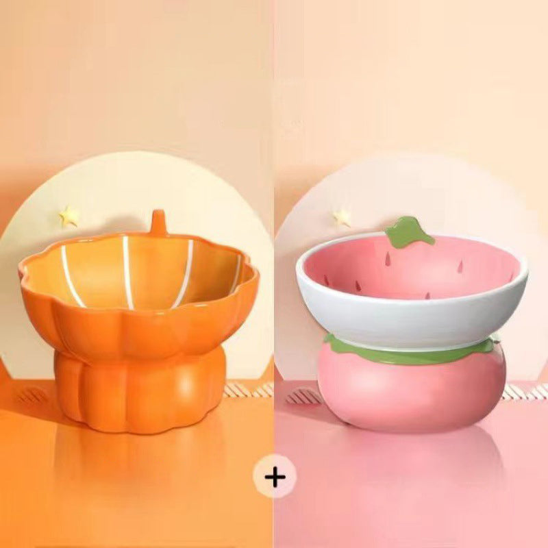 Ceramic Raised Food/Water Bowl