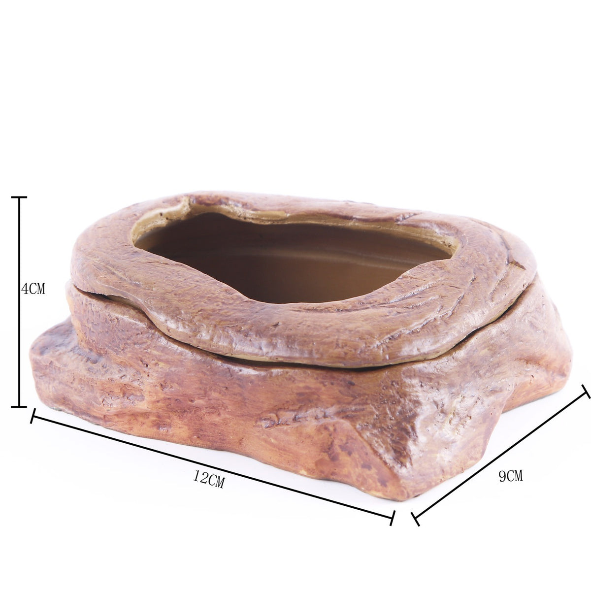 Anti-Escape Reptile Feeding Bowl