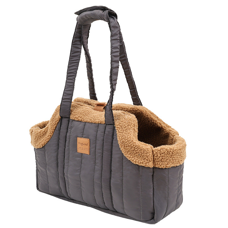Winter Fleece Pet Carrier