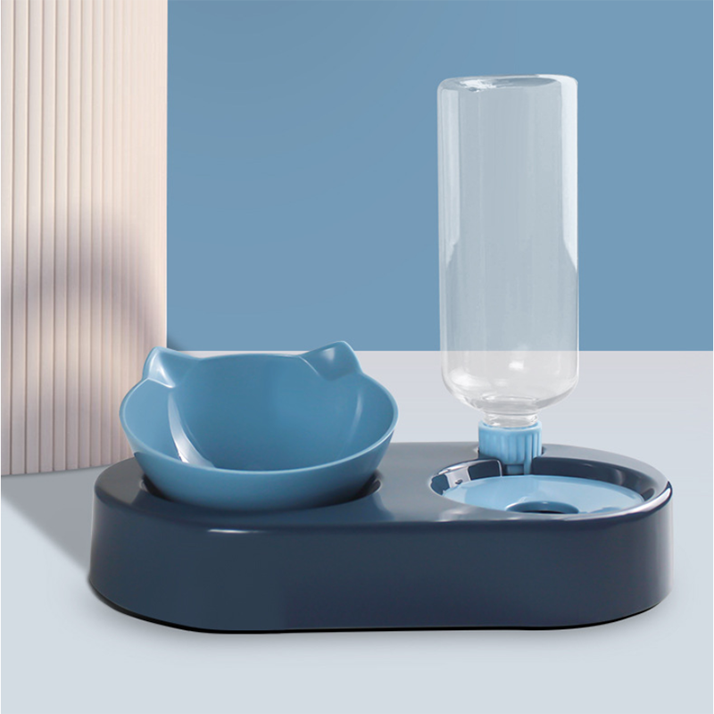 2-in-1 Cat Bowl Water Dispenser