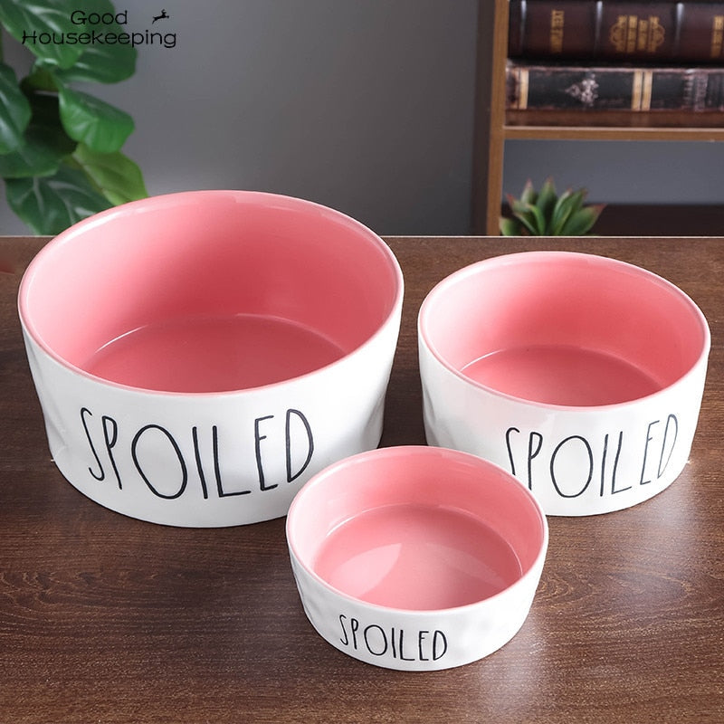 SPOILED Ceramic Food/Water Bowl