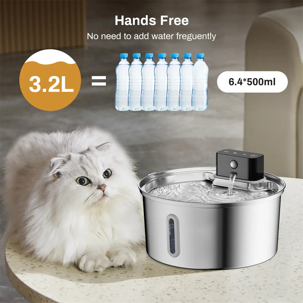 3.2L Motion sensing water fountain
