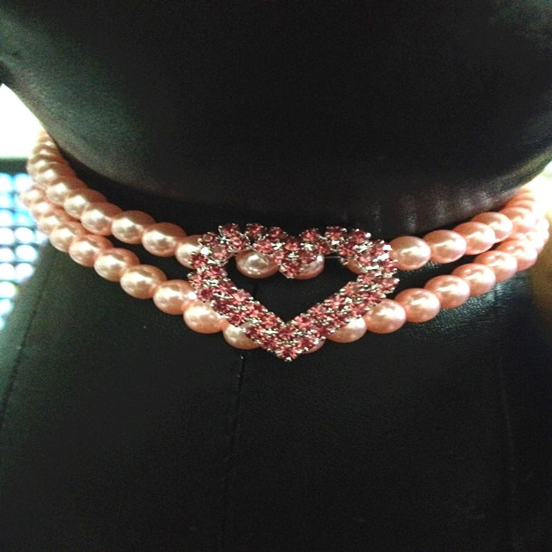 Pearl/Rhinestone Necklace