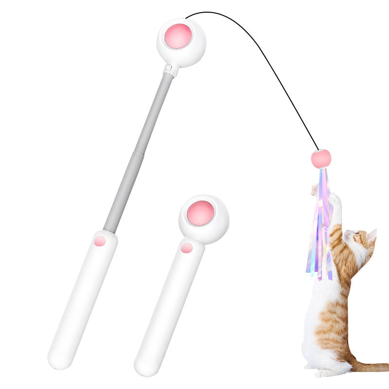 Cat Wand Toy with Laser