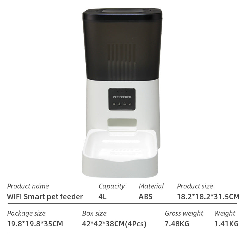 WiFi Smart Automatic Pet Feeder