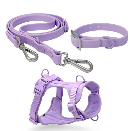 Waterproof PVC Collar/Leash/Harness