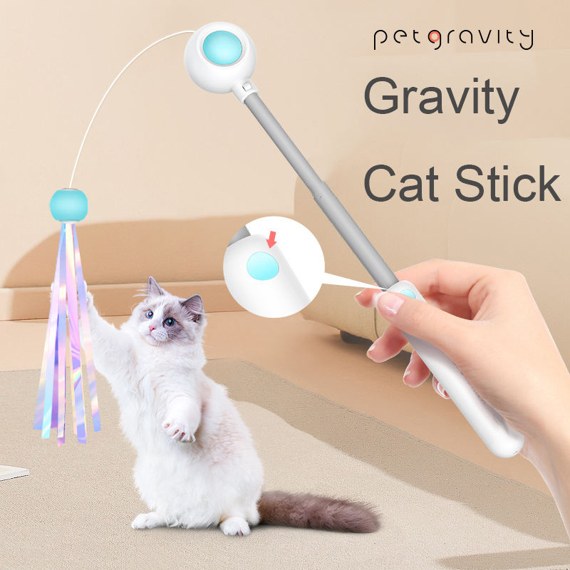 Cat Wand Toy with Laser