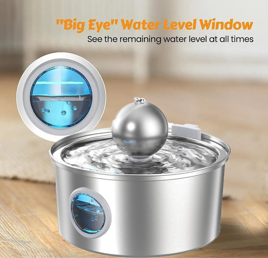 Dual flow water fountain