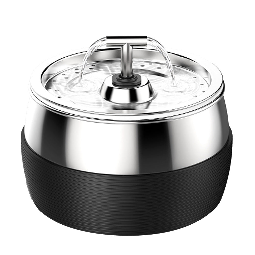 Stainless steel pet water fountain