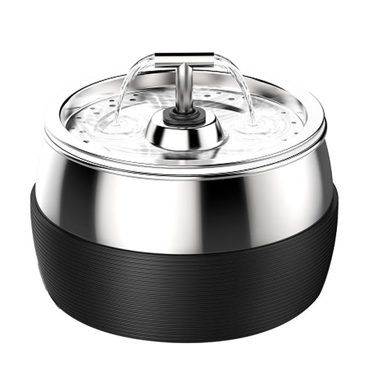 Stainless steel pet water fountain