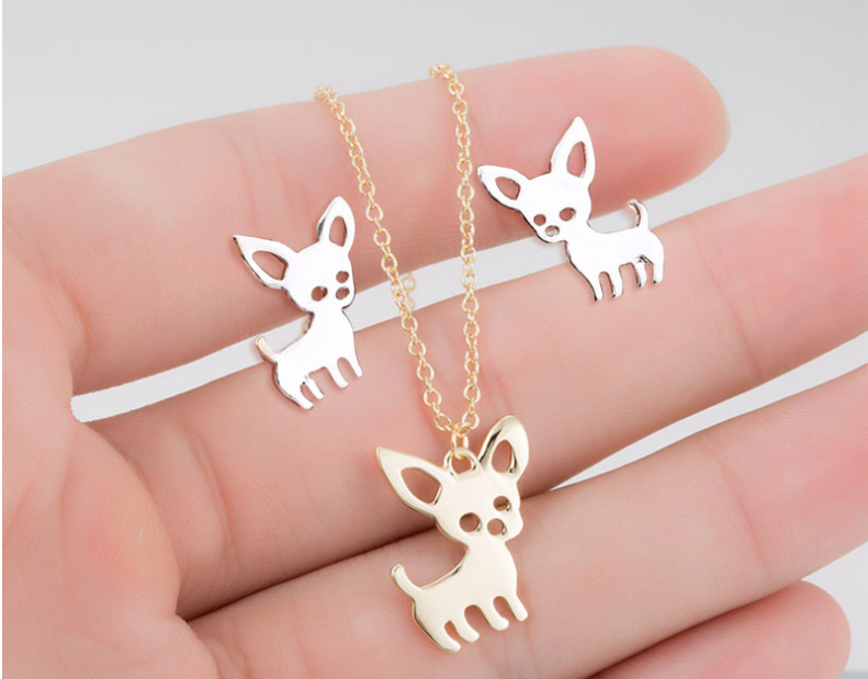 Chihuahua Pendant Necklace