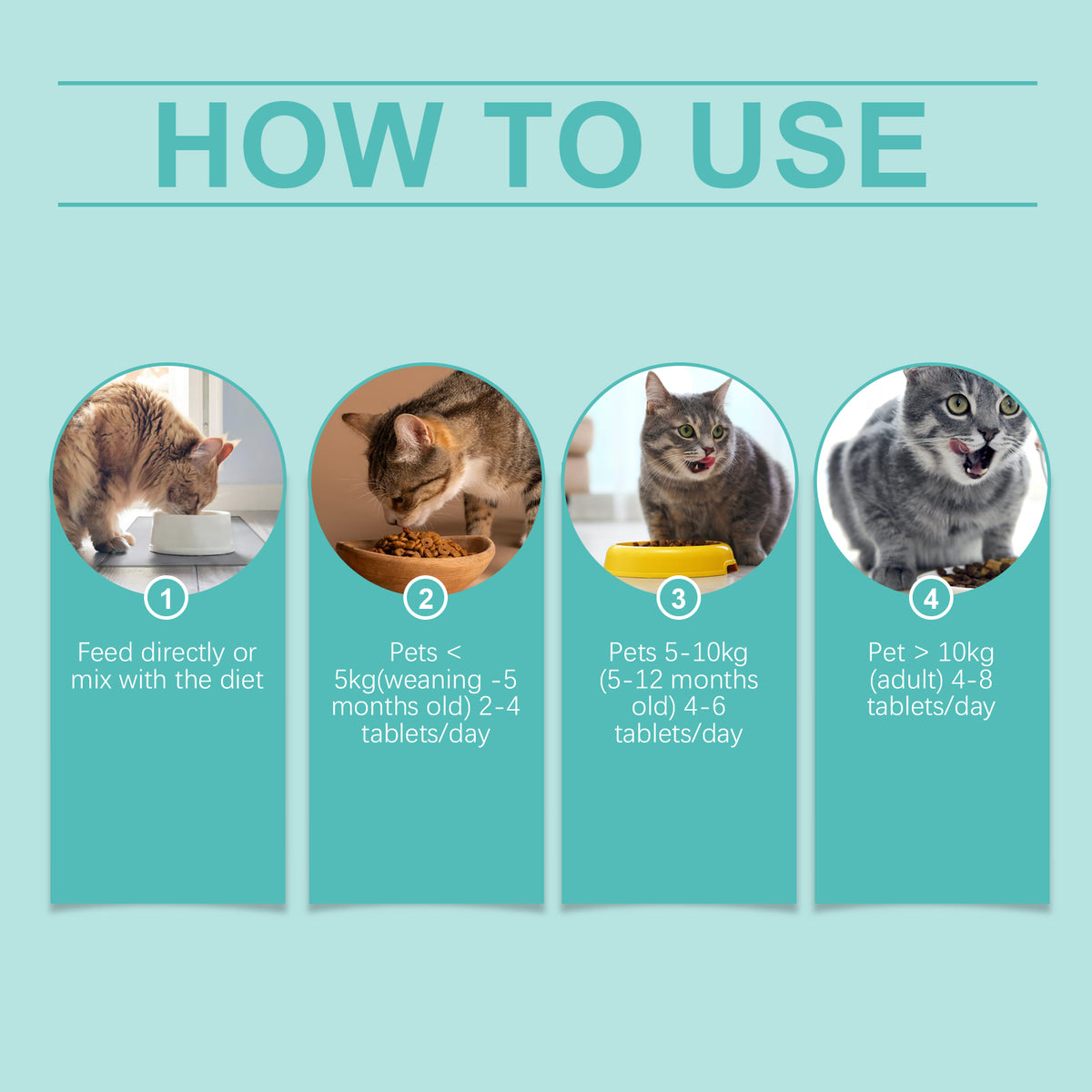 Cat Probiotic Tablets 80ct
