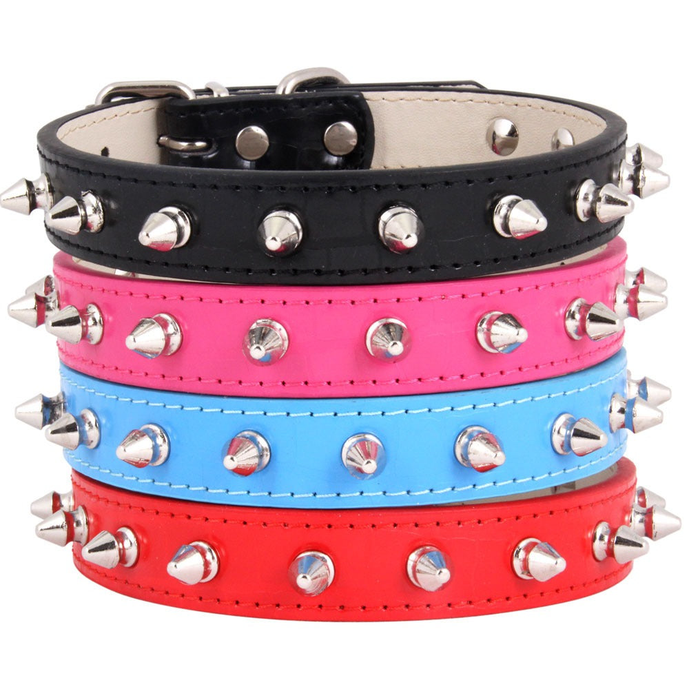 Leather Spike Collar