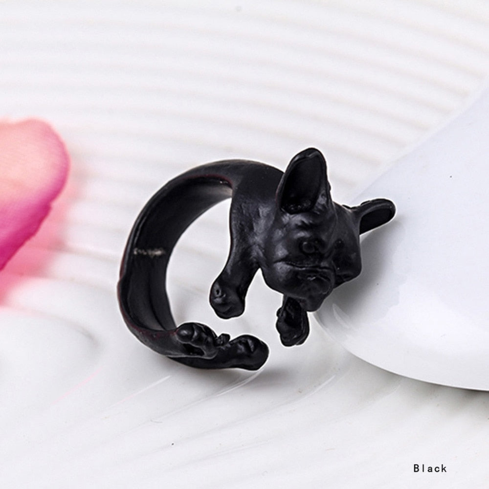 1 pc French Bulldog Ring