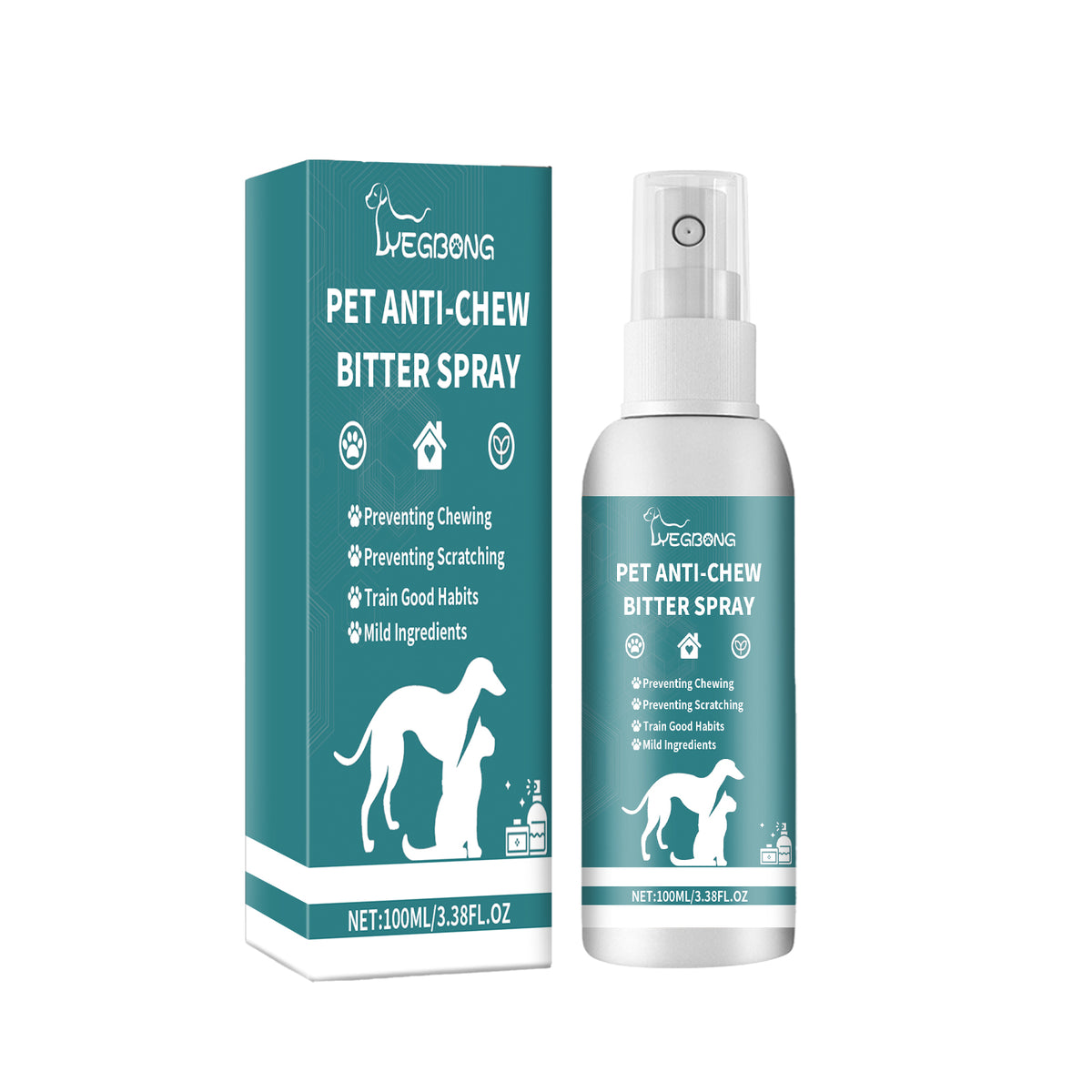 No chew training bitter spray