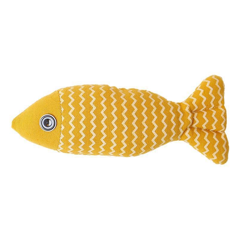 Catnip Infused Fish Toy