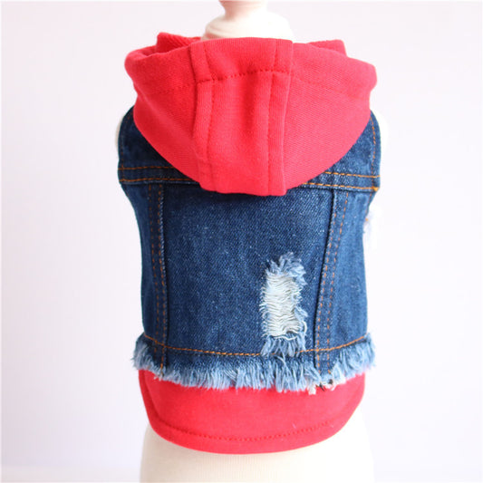 Denim hoodie