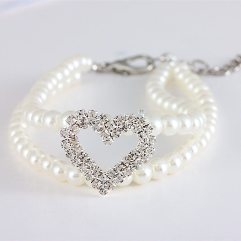 Pearl/Rhinestone Necklace