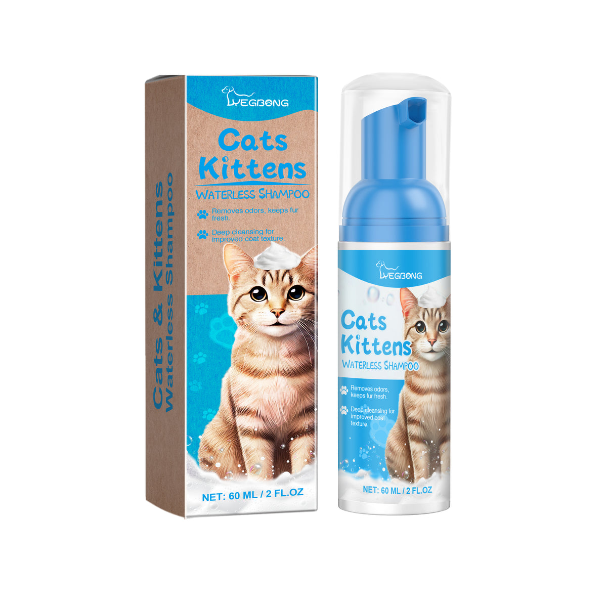 Cat dry shampoo