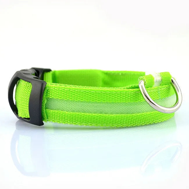 Nylon Rechargeable LED Collar
