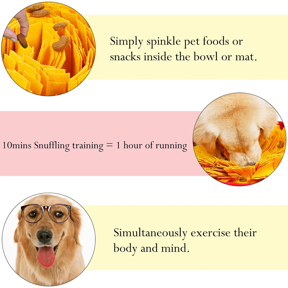 Washable Cloth Snuffle Mat