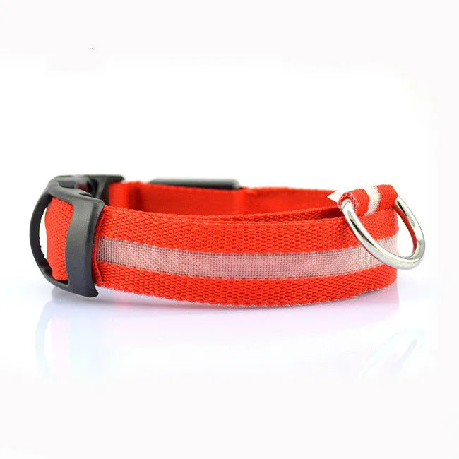 Nylon Rechargeable LED Collar