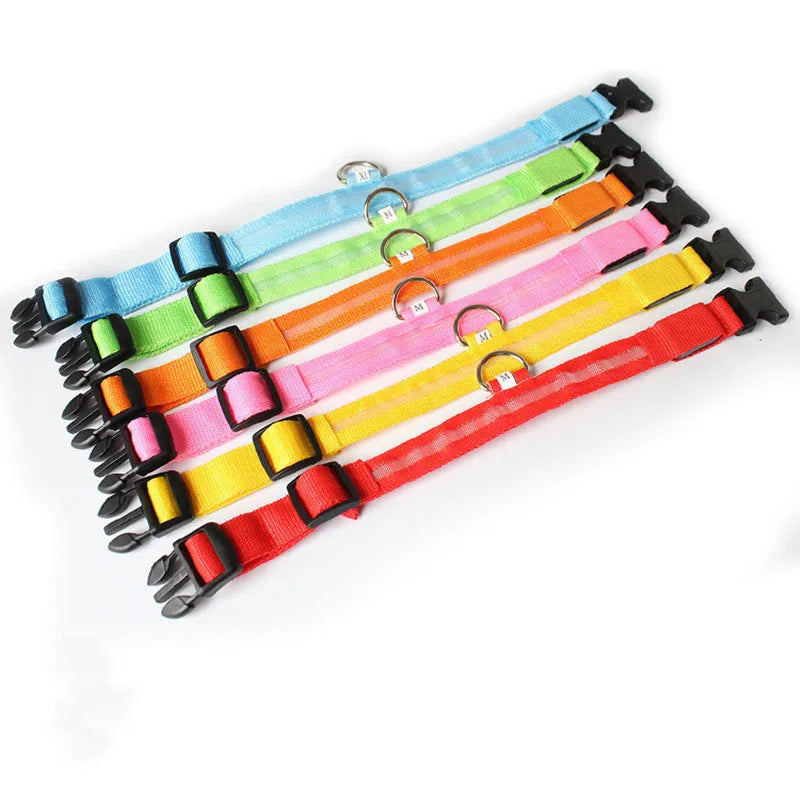 Nylon Rechargeable LED Collar