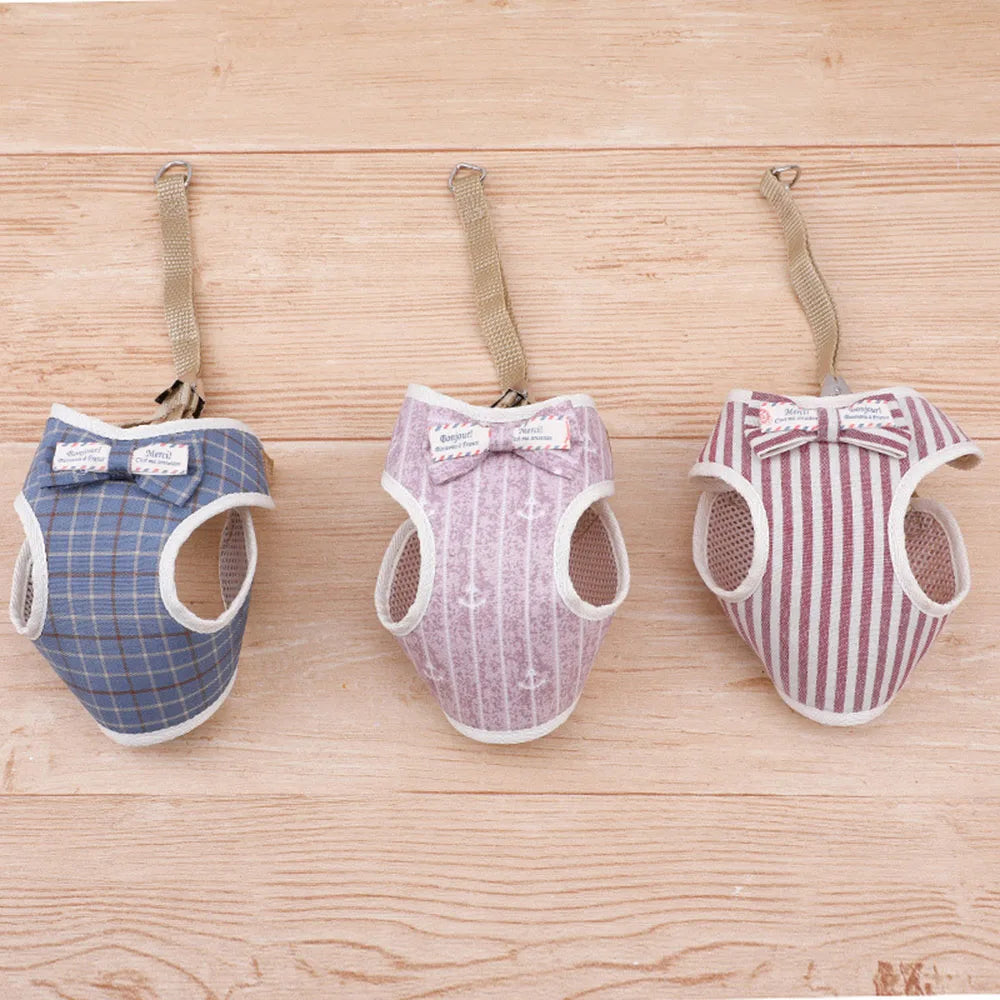 Small Dog/ Cat Harness and Leash Set