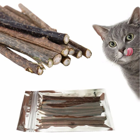 10/15/20pcs Natural Silvervine Chew