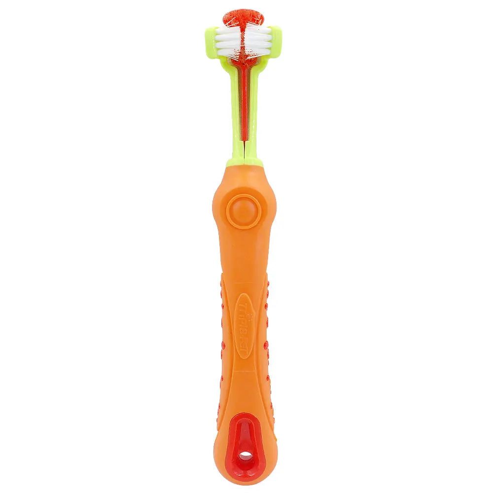 Dog 3 Sided Soft Toothbrush