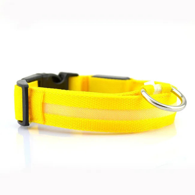 Nylon Rechargeable LED Collar