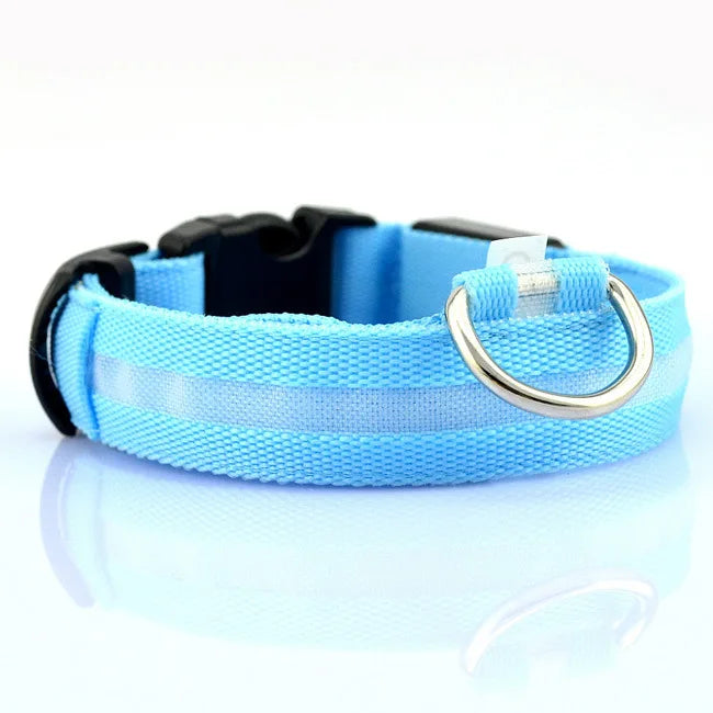 Nylon Rechargeable LED Collar