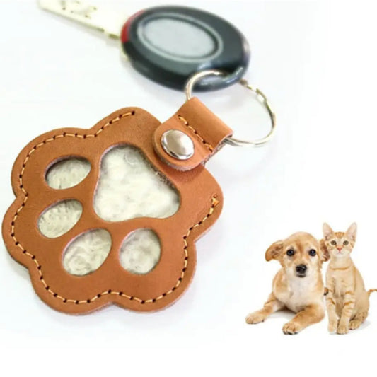 Pet Hair Memorial Keychain