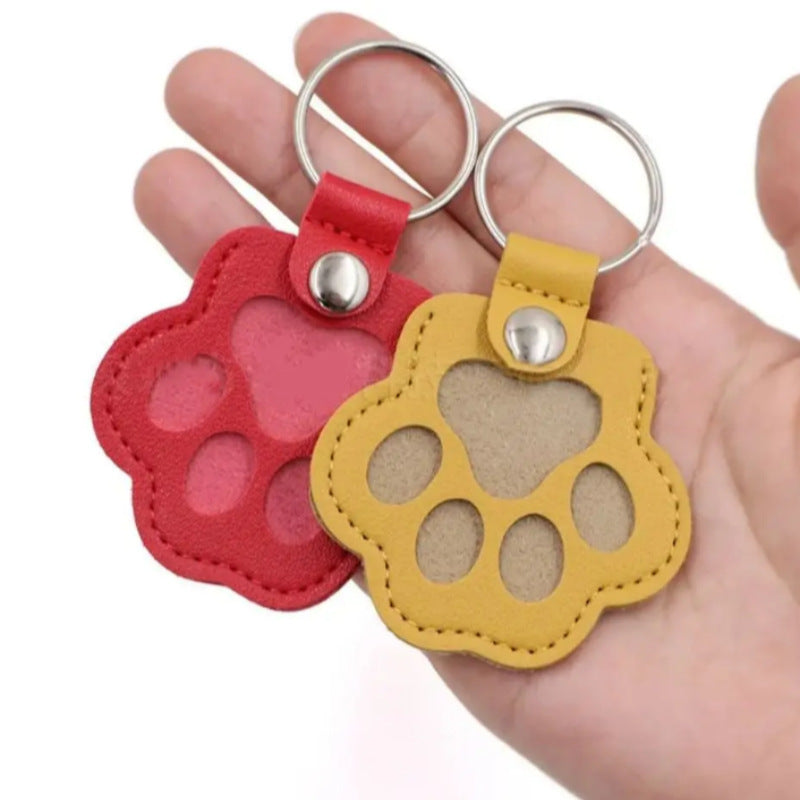 Pet Hair Memorial Keychain