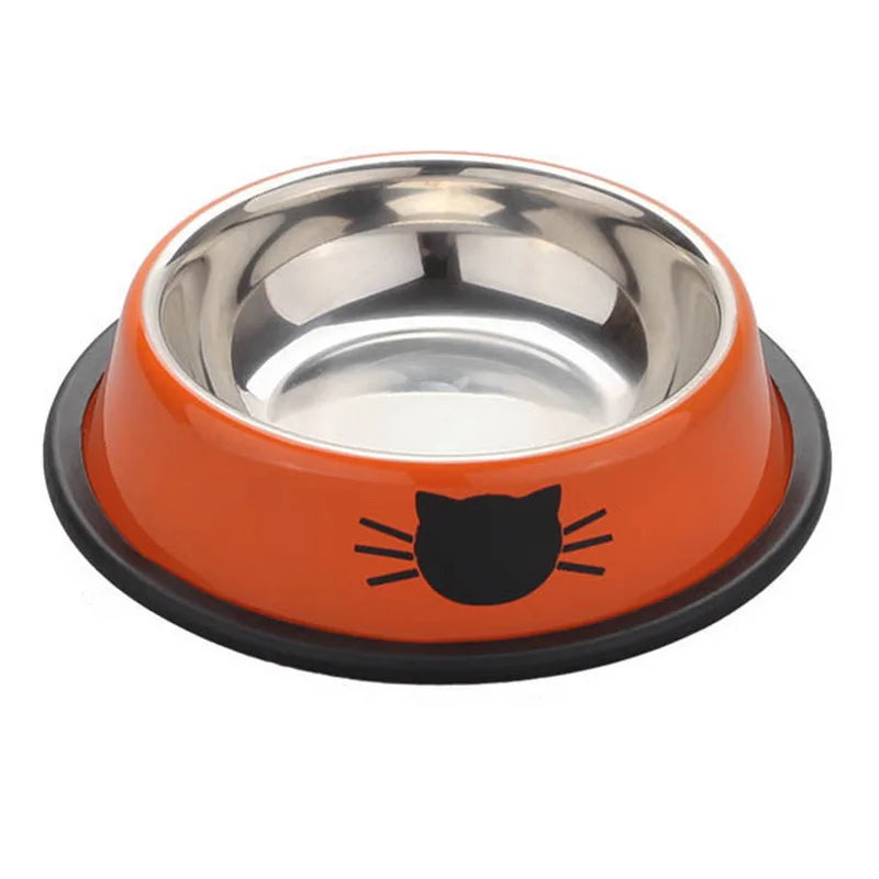 Stainless Steel Anti-Skid Cat Bowl