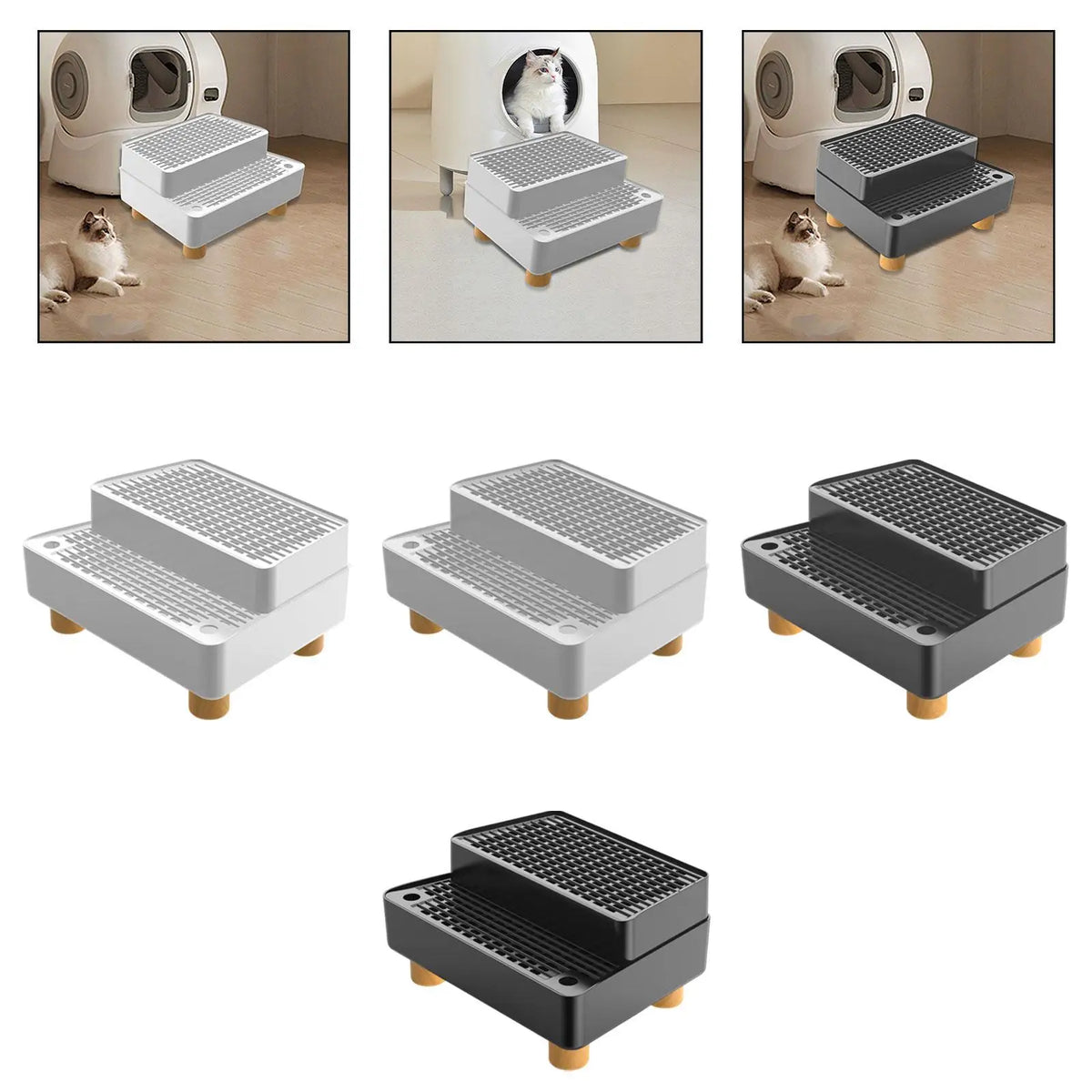 Cat Litter Box Steps