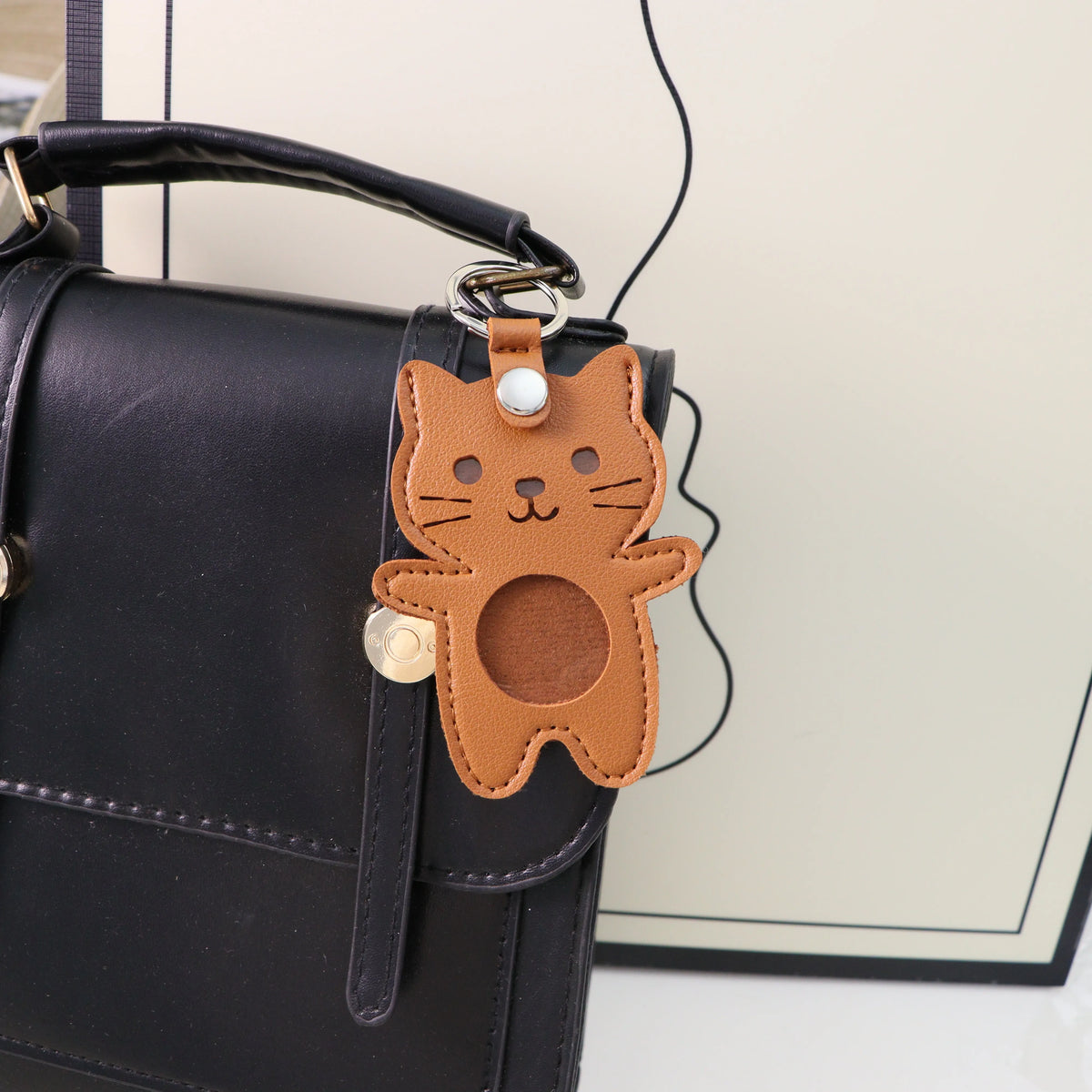 Cat Hair Memorial Keychain