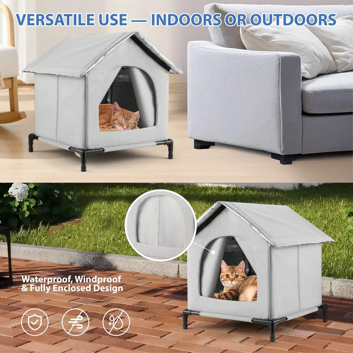 All-Season Waterproof Cat House