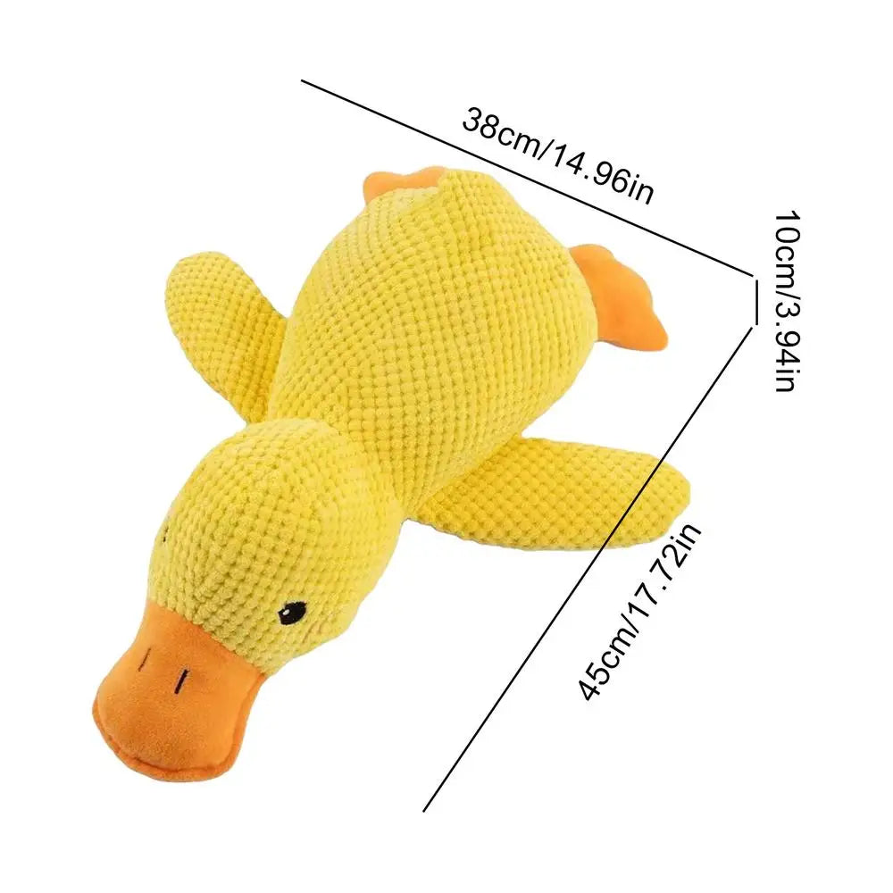 Plush Duck Dog Toy