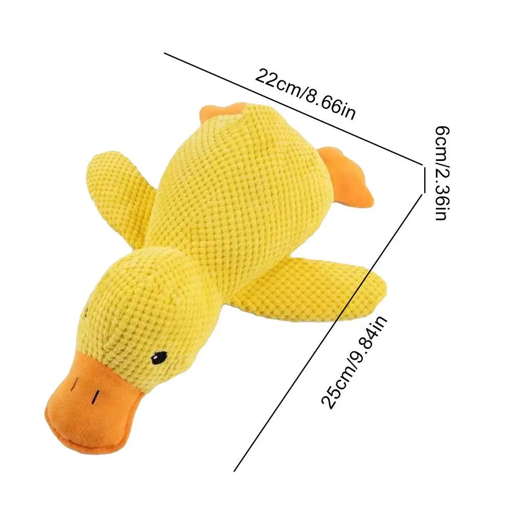 Plush Duck Dog Toy