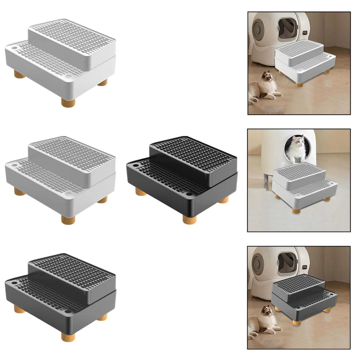Cat Litter Box Steps